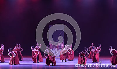 Nly secure basis for oligarchy is collectivism-Huang Mingliang`s danceâ€œNo shelterâ€ Editorial Stock Photo